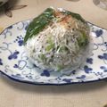 明日の風☆'s cooksnap of when they made ﾋﾟﾘっと七味＊三つ葉としらすのおむすび.