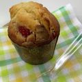 らずべりぃもか's cooksnap of when they made いちごとホワイトチョコのマフィン☆.
