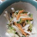 みわたけ's cooksnap of when they made 塩昆布と大根、人参、きゅうりのピリ辛和え.