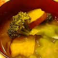 あさともかずみん's cooksnap of when they made ブロッコリーとおいもの味噌汁.