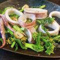 えりぺこ's cooksnap of when they made イカと菜の花のガーリック炒め.