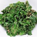 yaｰya's cooksnap of when they made わさび菜の胡麻和え.