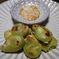 ブチュチュンパ's cooksnap of when they made 簡単おつまみ！揚げ焼きそら豆のカレー塩.