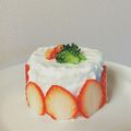 みほぴい's cooksnap of when they made 簡単♡犬用ケーキ クリスマス☆誕生日に.