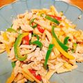 クックNW0HLP☆'s cooksnap of when they made 豚肉だけどチンジャオロース.