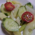チコリママ's cooksnap of when they made キュウリとセロリのレモンハーブサラダ.