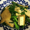 kaopi211's cooksnap of when they made 厚揚げとにらと舞茸の甘辛にんにく炒め.