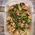 tomokao814's cooksnap of when they made 3分で完成♪豚肉と水菜のオイマヨ炒め.