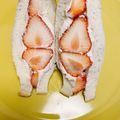 ピーナッツ子♪'s cooksnap of when they made お豆腐ホイップdeフルーツサンド.