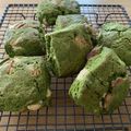 きなりこ's cooksnap of when they made 抹茶とホワイトチョコのスコーン.