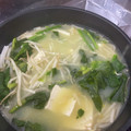 クックEVWZ3X☆'s cooksnap of when they made もやしとほうれん草の中華スープ♪.