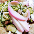 あおいりん's cooksnap of when they made お手軽♪きゅうりとかまぼこの酢の物.