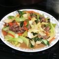 nana_tenjo's cooksnap of when they made 牛肉と野菜の味噌だれ炒め.