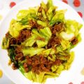 ふうはっちゃん's cooksnap of when they made ご飯が進む！ひき肉とキャベツのカレー炒め.