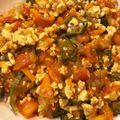 チアっ子's cooksnap of when they made オクラとトマトの無水キーマカレー.