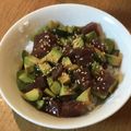 ☆コロ♡'s cooksnap of when they made ♬ ごま油香る ♬ 簡単アボカドまぐろ丼.