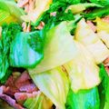 mmmugi's cooksnap of when they made 生の高菜のブタ肉炒め〜ご飯が進む❢〜.