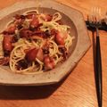 gris's cooksnap of when they made ホタルイカと菜の花の和風パスタ.