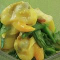クック2T0Q5D☆'s cooksnap of when they made ワケギと炒り卵の白味噌マヨ.