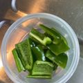ゆ☆か☆り's cooksnap of when they made にんにくと塩昆布でピーマンの浅漬け.