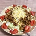 りん♫'s cooksnap of when they made 春キャベツと豆のタコライス風.