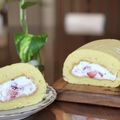 taaaaamama's cooksnap of when they made いちごのロールケーキ.
