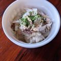 喜八＆Hacchi's cooksnap of when they made 作りおきに♪新玉ねぎとサバ水煮缶のサラダ.