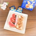 しまりすらいふ。's cooksnap of when they made 甘くて幸せ〜＊カントリーマアムトースト.