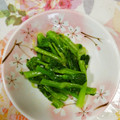 くネコまろす's cooksnap of when they made 菜の花のからし和え.