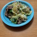 ぽんぽんぐ's cooksnap of when they made ❖豚小間とキャベツの香味ペースト炒め❖.