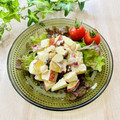 runa10's cooksnap of when they made さつま芋とりんごのお豆サラダ.