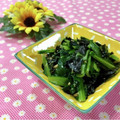 toraちゃん♪'s cooksnap of when they made 焼き海苔と塩麹de韓国風おひたし.