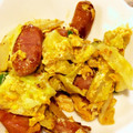 マンジュラ's cooksnap of when they made キャベたまウインナーのマヨ炒め.