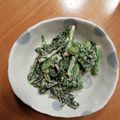 rrr0808's cooksnap of when they made 和えるだけ♪のらぼう菜のゴマヨ和え.
