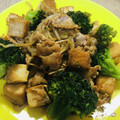 優木星's cooksnap of when they made 節約■豚ともやしと厚揚げの炒めもの.