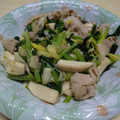 月と黒猫's cooksnap of when they made ✿豚肉と小松菜の生姜炒め✿.