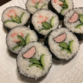 ジロゴン's cooksnap of when they made 寿司型・模様巻き(野花とミツバチ).