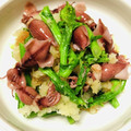 azbjbn's cooksnap of when they made ホタルイカと菜の花のおろし和え.