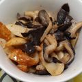 あきつま（杏花☆）'s cooksnap of when they made 霜降りヒラタケとちくわの甘辛炒め.
