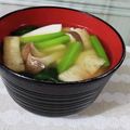 Yukiまむ's cooksnap of when they made 小松菜とエリンギのお味噌汁.