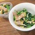 ぶたぶた☆こぶた's cooksnap of when they made ハムとほうれん草の卵炒め.