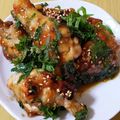 クック7R3IVR☆'s cooksnap of when they made 手羽元の甘辛煮~大葉&胡麻入~｡:°ஐ♡.