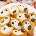 ゆいころままこ's cooksnap of when they made キャラ弁☆スヌーピーいなり☆.