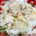 みっくママ's cooksnap of when they made 蒸し鶏とキャベツのマヨカレーサラダ.