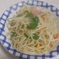 きらり流れ星's cooksnap of when they made パプリカと豚肉のもやし炒め.