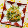 チェックのミニくま's cooksnap of when they made 3種野菜和え.