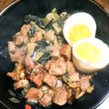 ameうめ's cooksnap of when they made スパイス香る豚ヒレヘルシー魯肉飯.