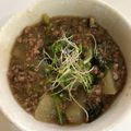 クック7G7KWG☆'s cooksnap of when they made 大根と小松菜のそぼろあんかけ煮.