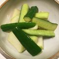 Nana983's cooksnap of when they made ポリポリが止まらない　胡瓜　大根.