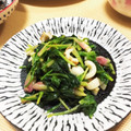 フジぽん's cooksnap of when they made 簡単！ほうれん草とちくわの☆ごま油炒め♪.